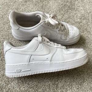 Nike Air Force 1 '07 DD8959-100 White Low Top Sneakers Women's Size 10